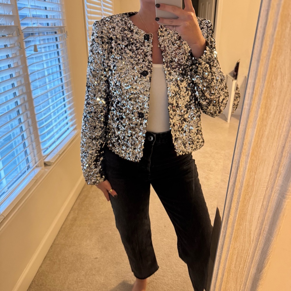 Zara sequin jacket - Picture 8 of 14